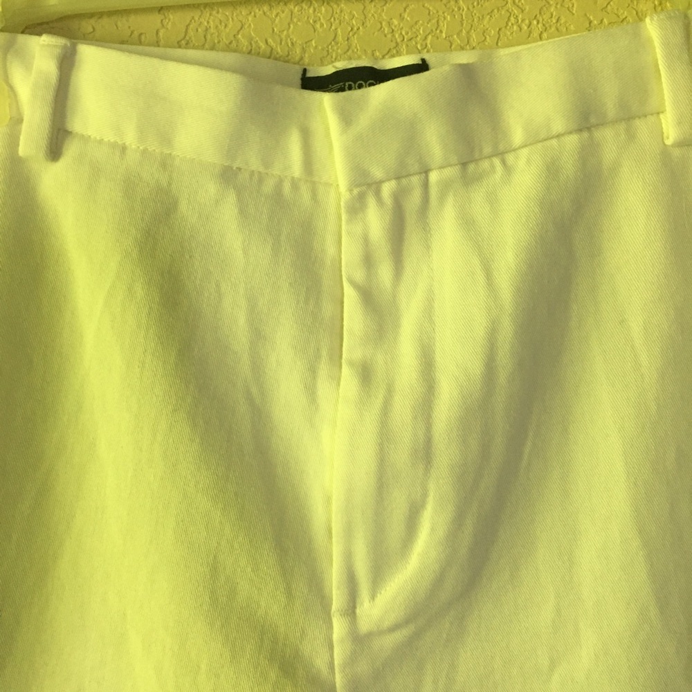 NWT SZ16 WHITE DOCKERS COTTON-STAIN DEFENDER SHORT - Picture 2 of 15